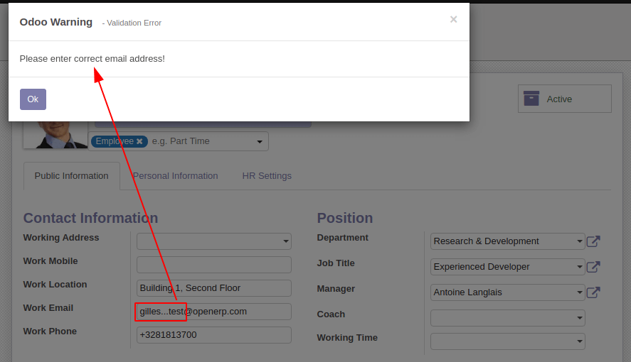 Email Sanitizer Example 2 - Regex Validation Email Sanitizer Example 2 - Regex Validation