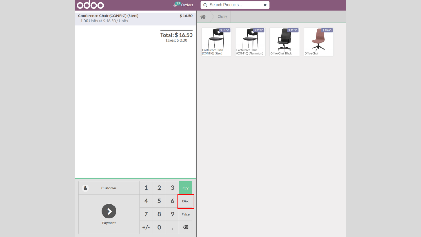POS Security Dialog