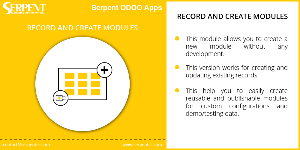 Record and Create Modules