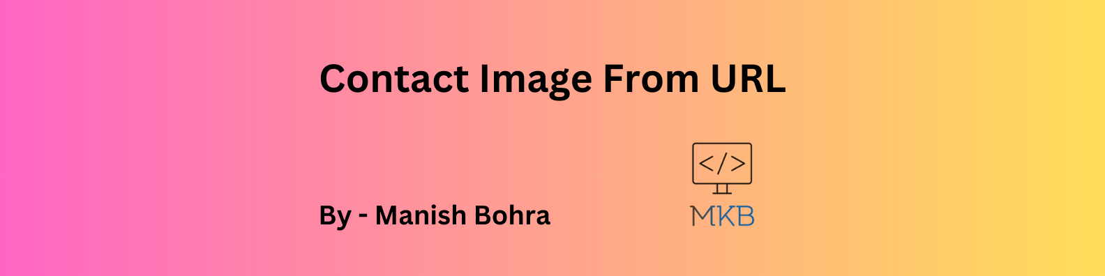 Contact Image From URL