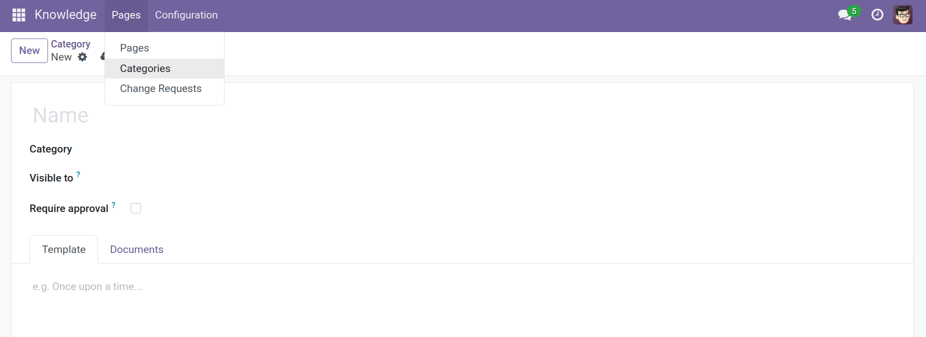 Document Page Approval