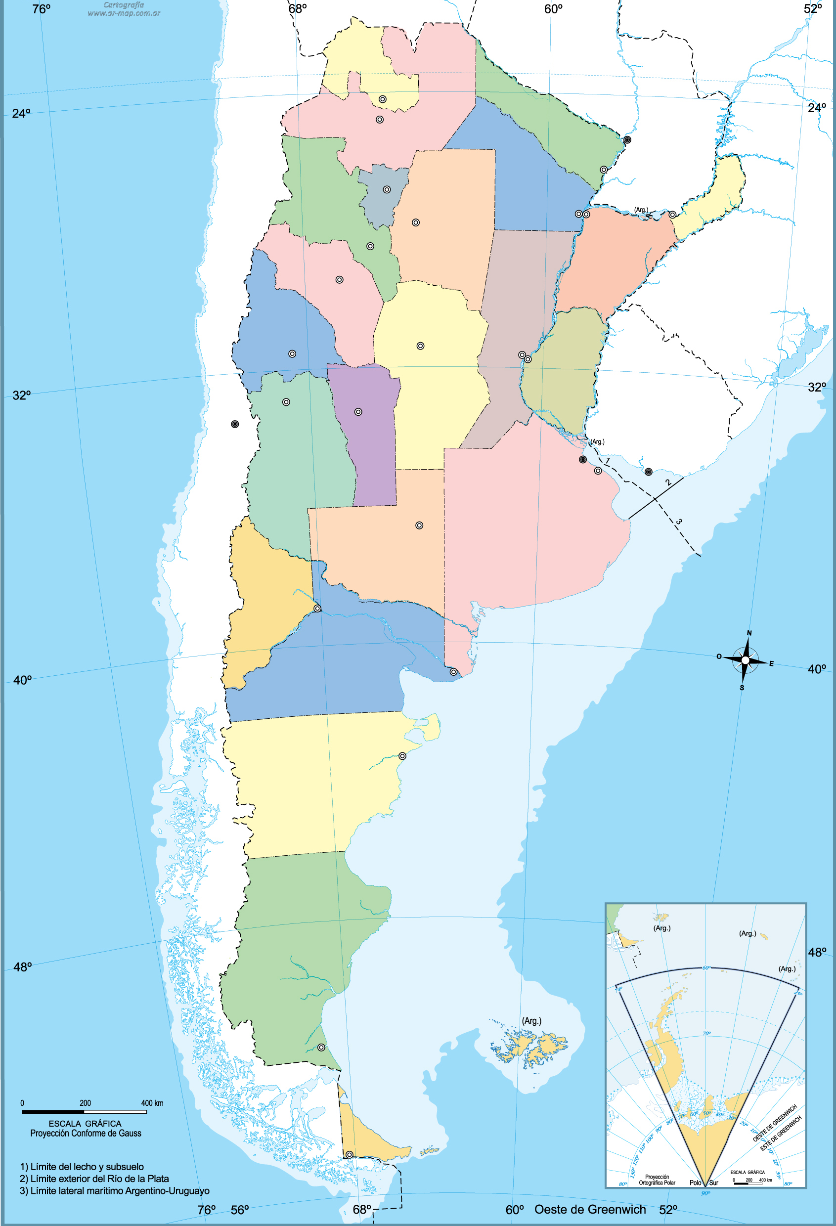 Base Argentina's States (aka Provinces)