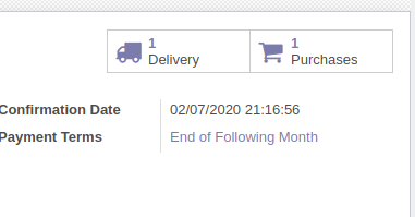 Purchase Smartbutton on Sales Order