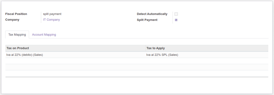 ITA - Scissione pagamenti