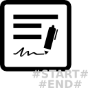 Markers for contract recurring invoices